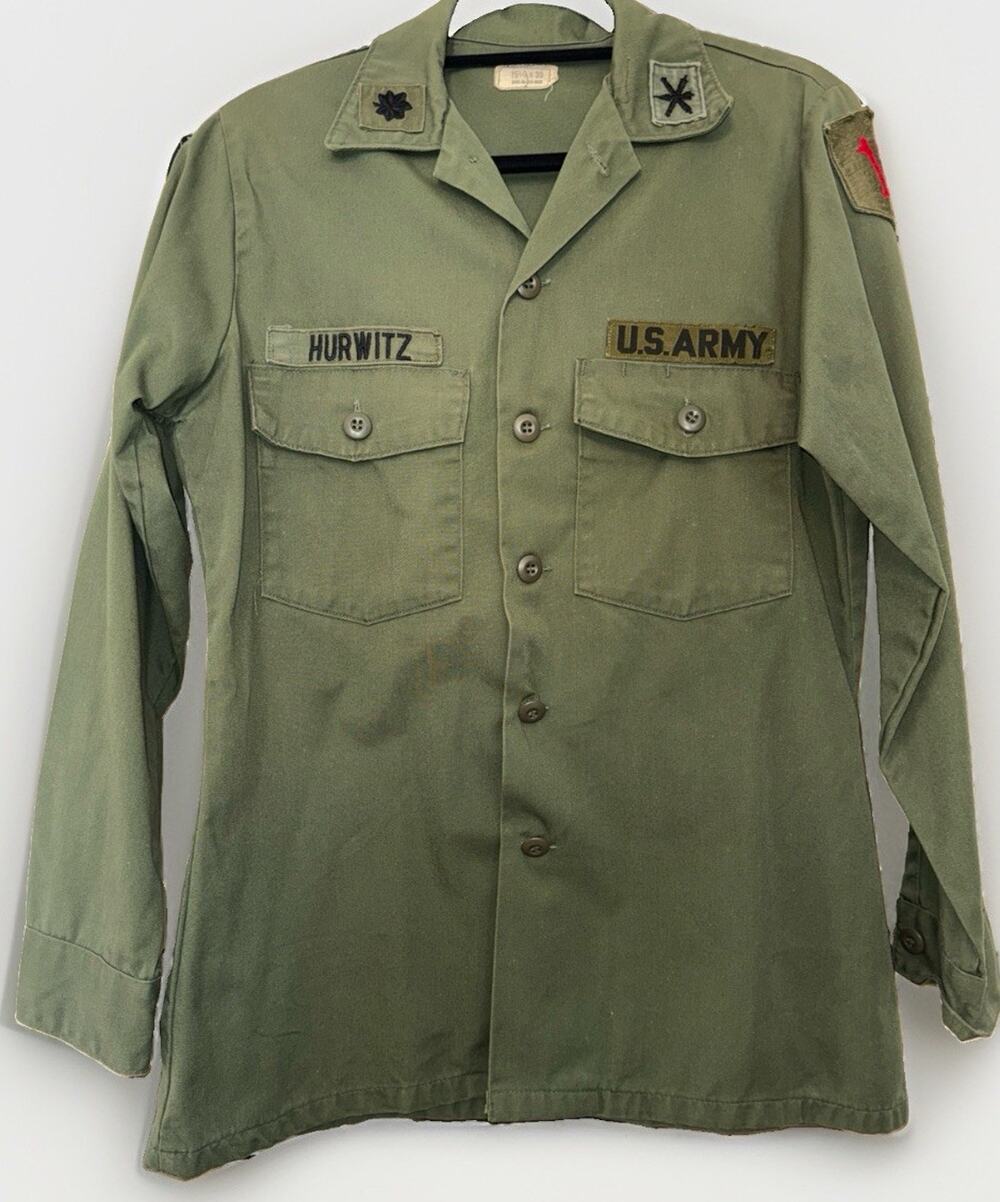 Vintage Vietnam US Army OG 107 Uniform Set 1st Aviation Brigade LTC Staff 34x31